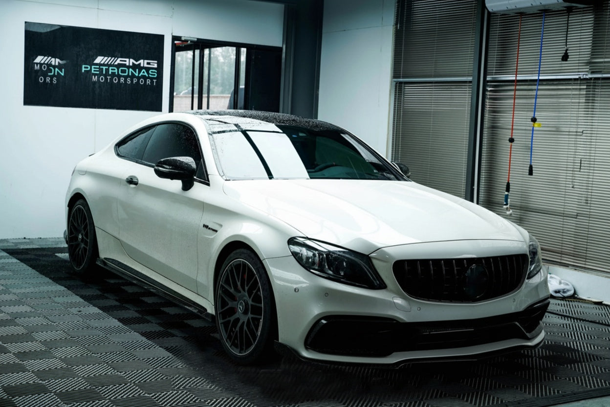 Mercedes-Benz C63 W205 AMG Dry carbon fiber Front Lip