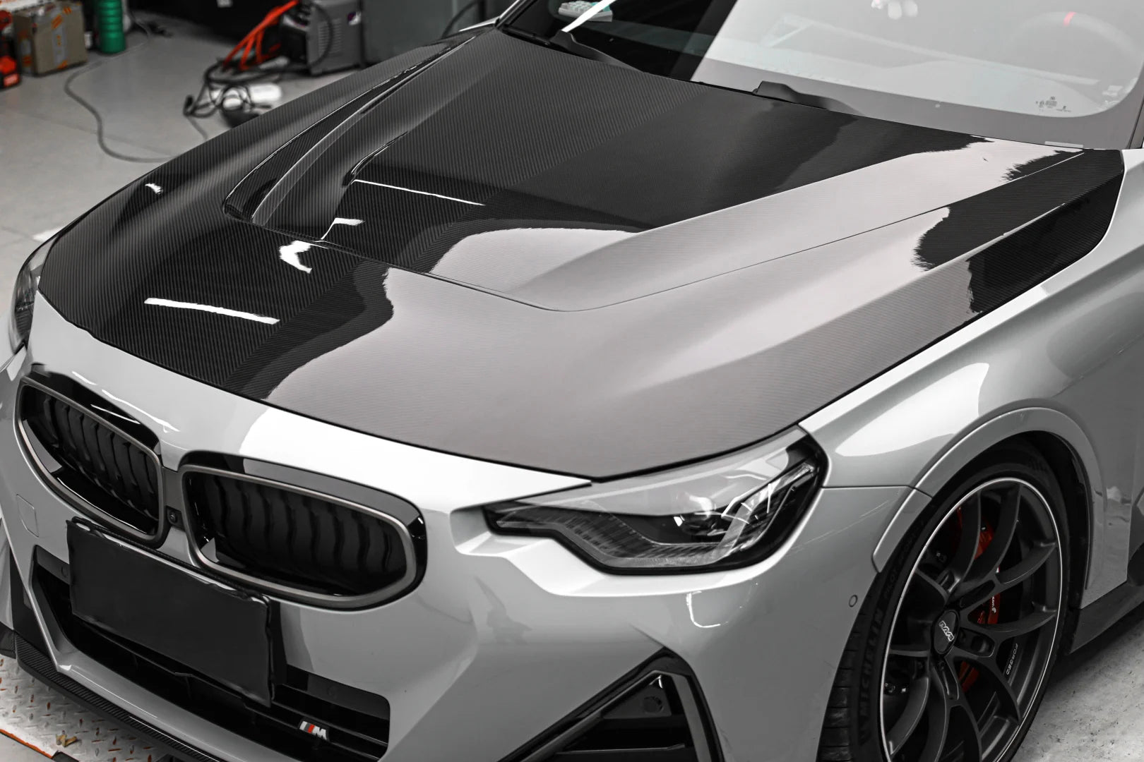 BMW M2 G87 Dry carbon fiber cover