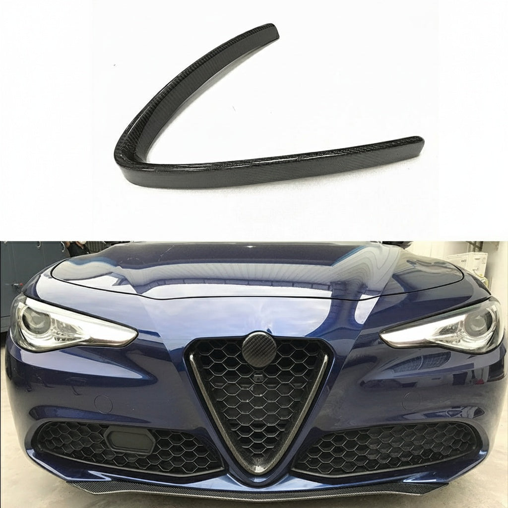 Alfa Romeo Giulia Dry Carbon fiber Grille Trim