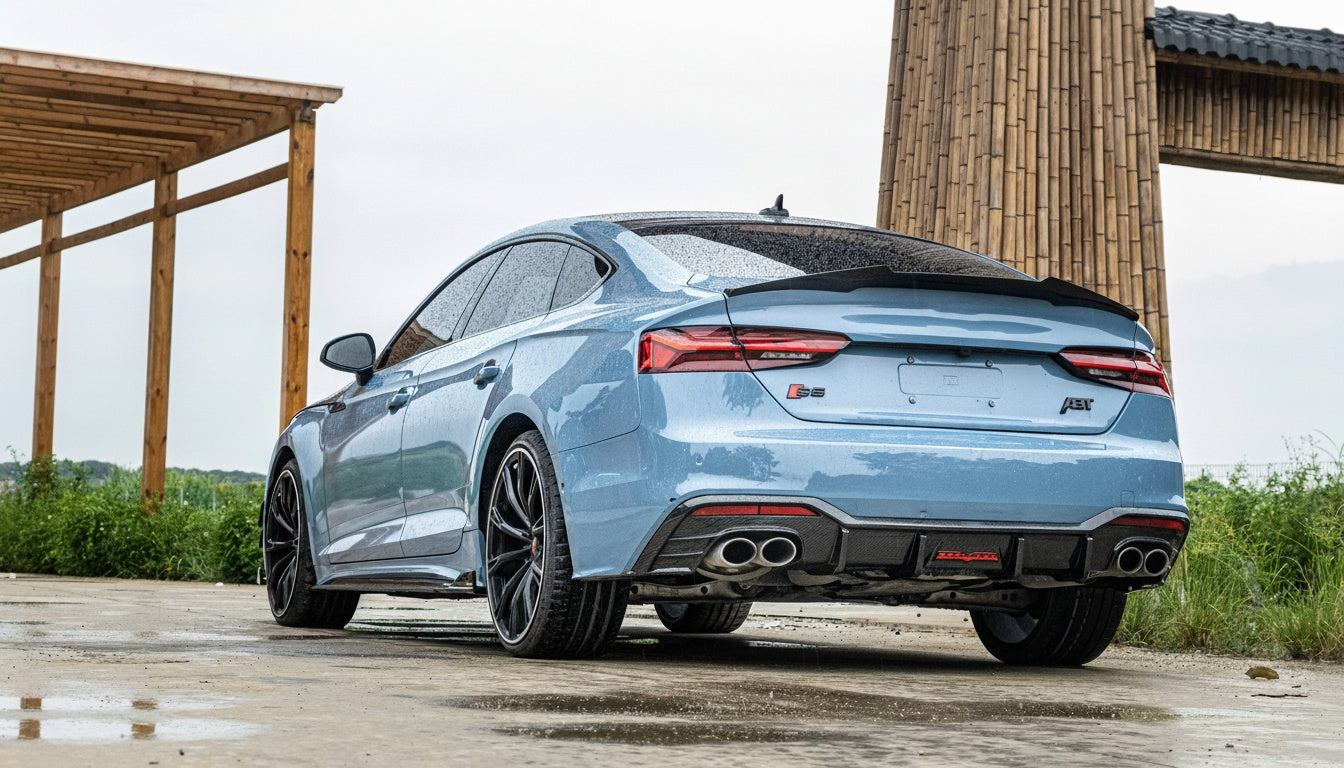 Audi A5/S5 B9 PA Dry carbon fiber Diffuser