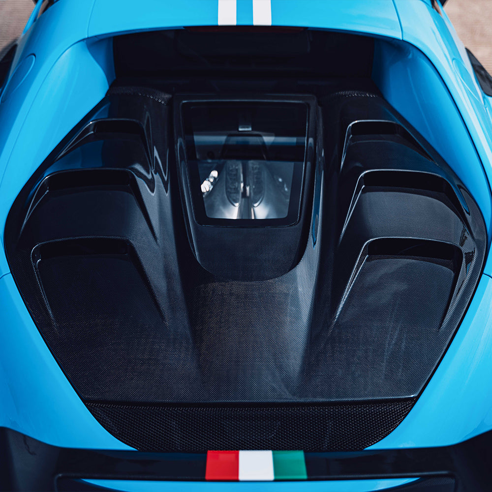 Ferrari 296 Dry carbon fiber Rear Hood