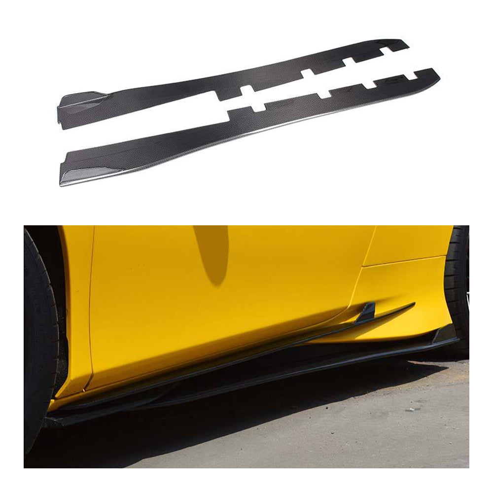 Ferrari F8 Dry carbon fiber Side Skirts