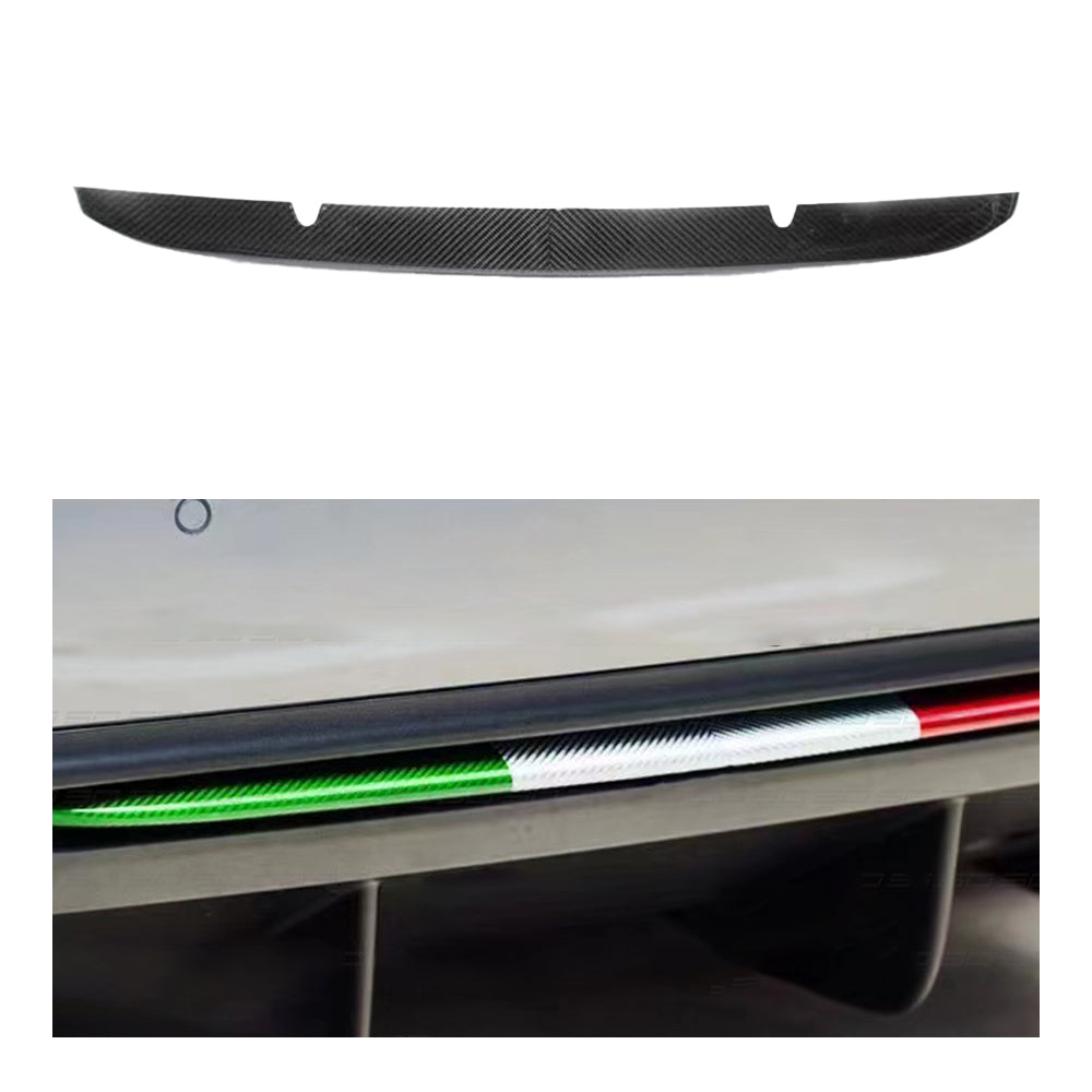 Alfa Romeo Stelvio Dry carbon fiber Rear Lip