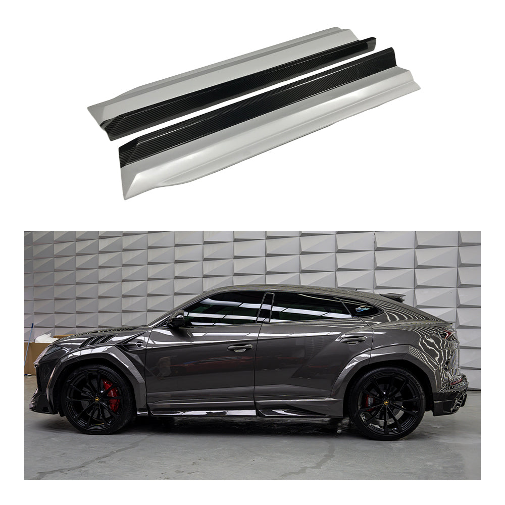 Lamborghini Urus Dry carbon fiber SM-Style Side skirts + wide body