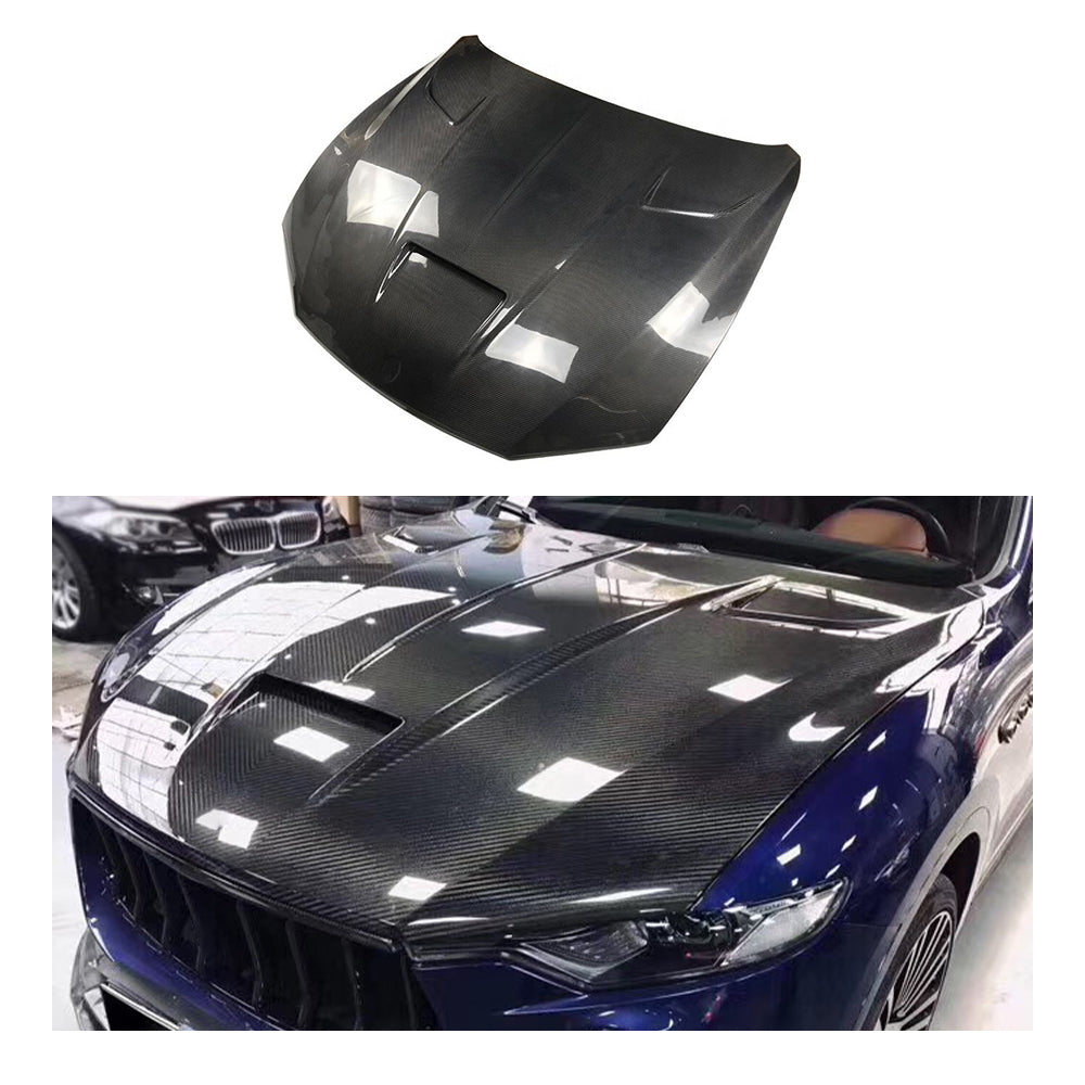Maserati Levante Dry carbon fiber Hood
