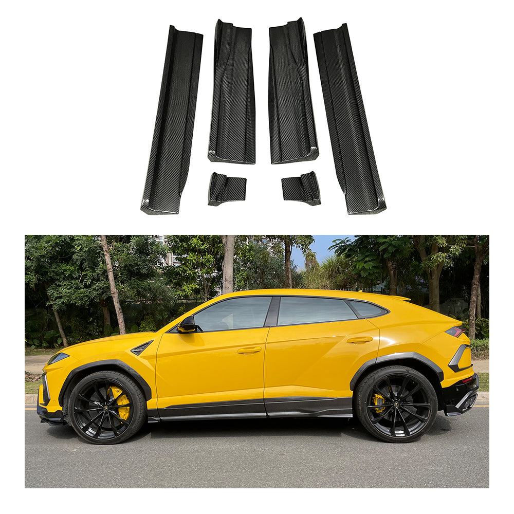 Lamborghini Urus Dry carbon fiber STOP-Style Side Skirts