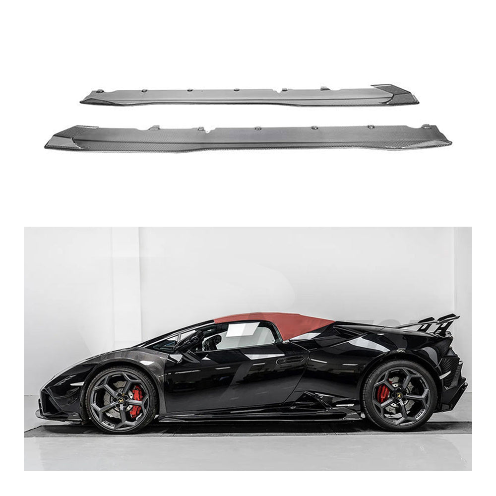 Lamborghini Huracán EVO Dry carbon fiber Side Skirts