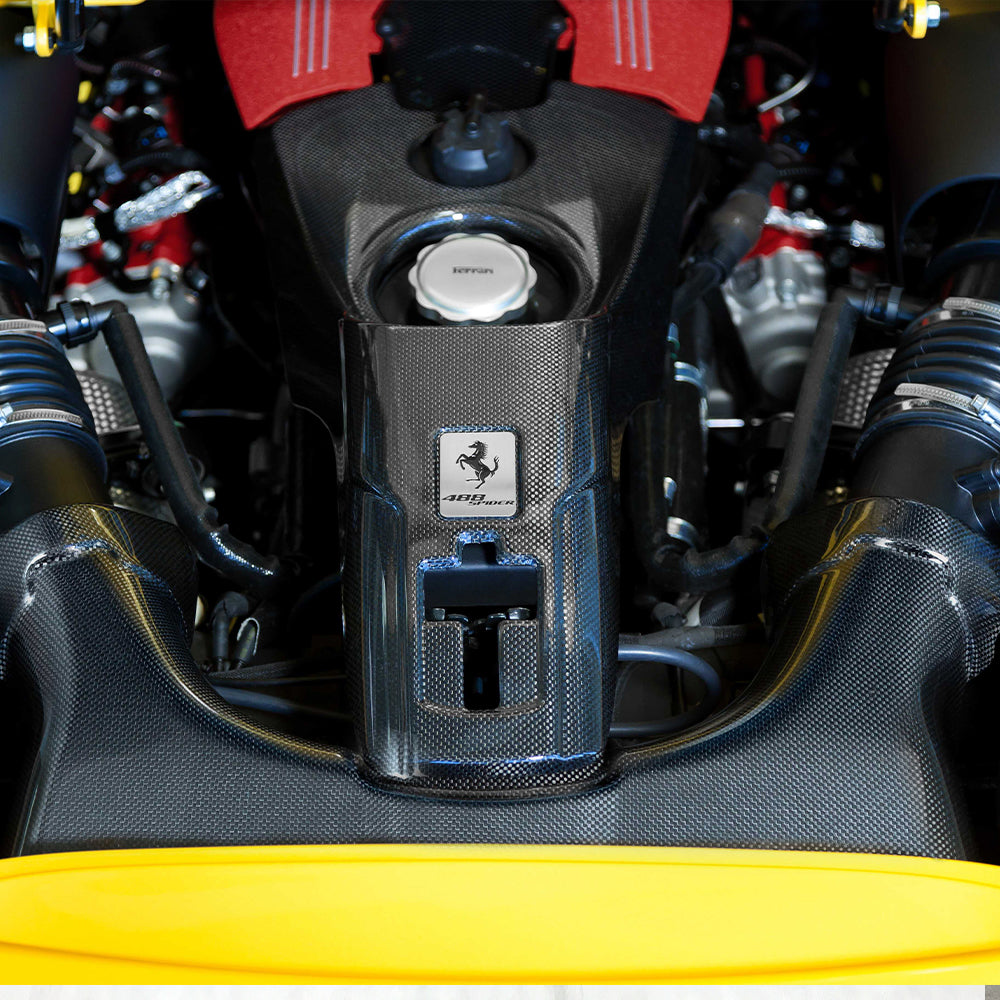 Ferrari 488 SC Dry carbon fiber Air Intake Box