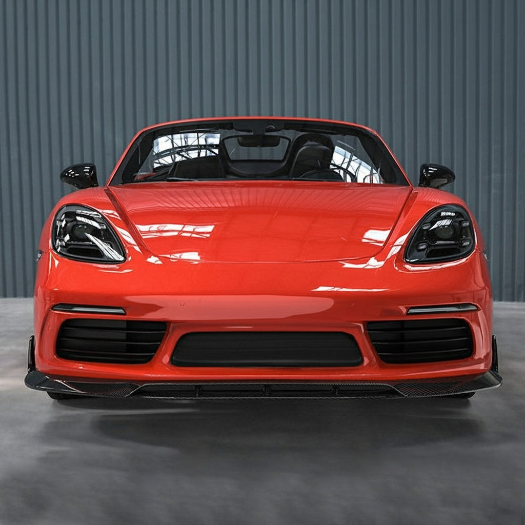 Porsche 718 Boxter/Cayman Dry carbon fiber Front Lip