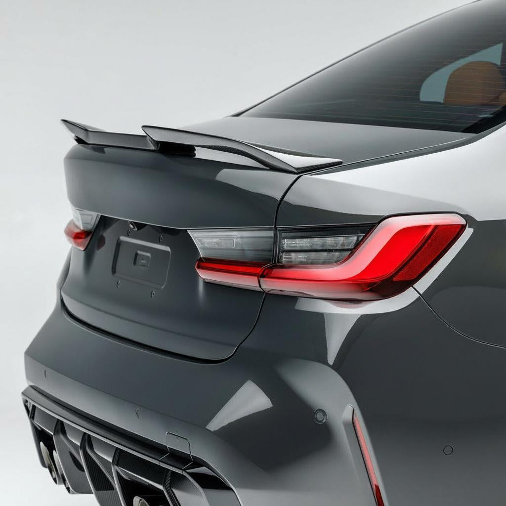 BMW M3/M4 G8x Dry carbon fiber V Rear Spoiler