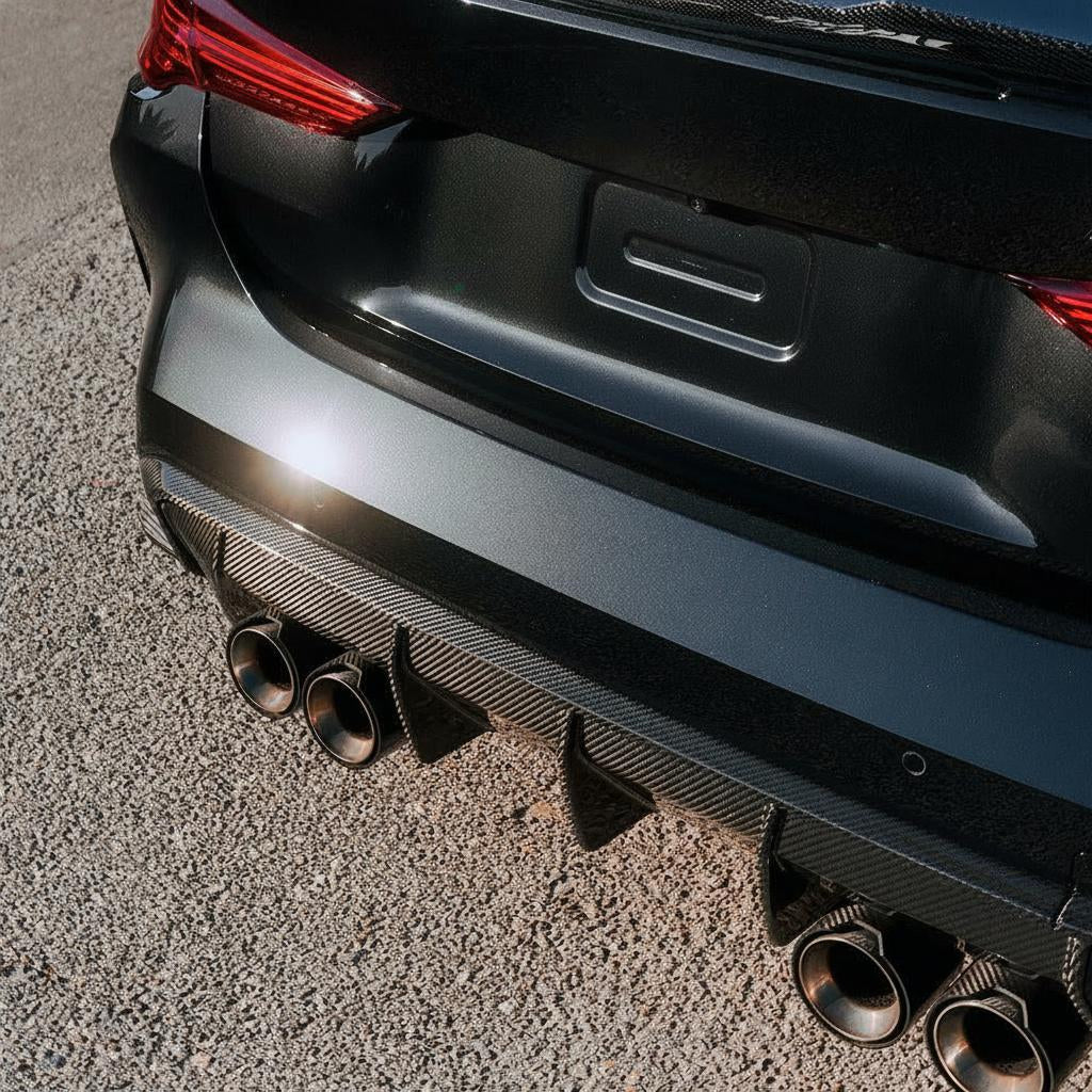 BMW M3/M4 G8x Dry carbon fiber Rear Lip