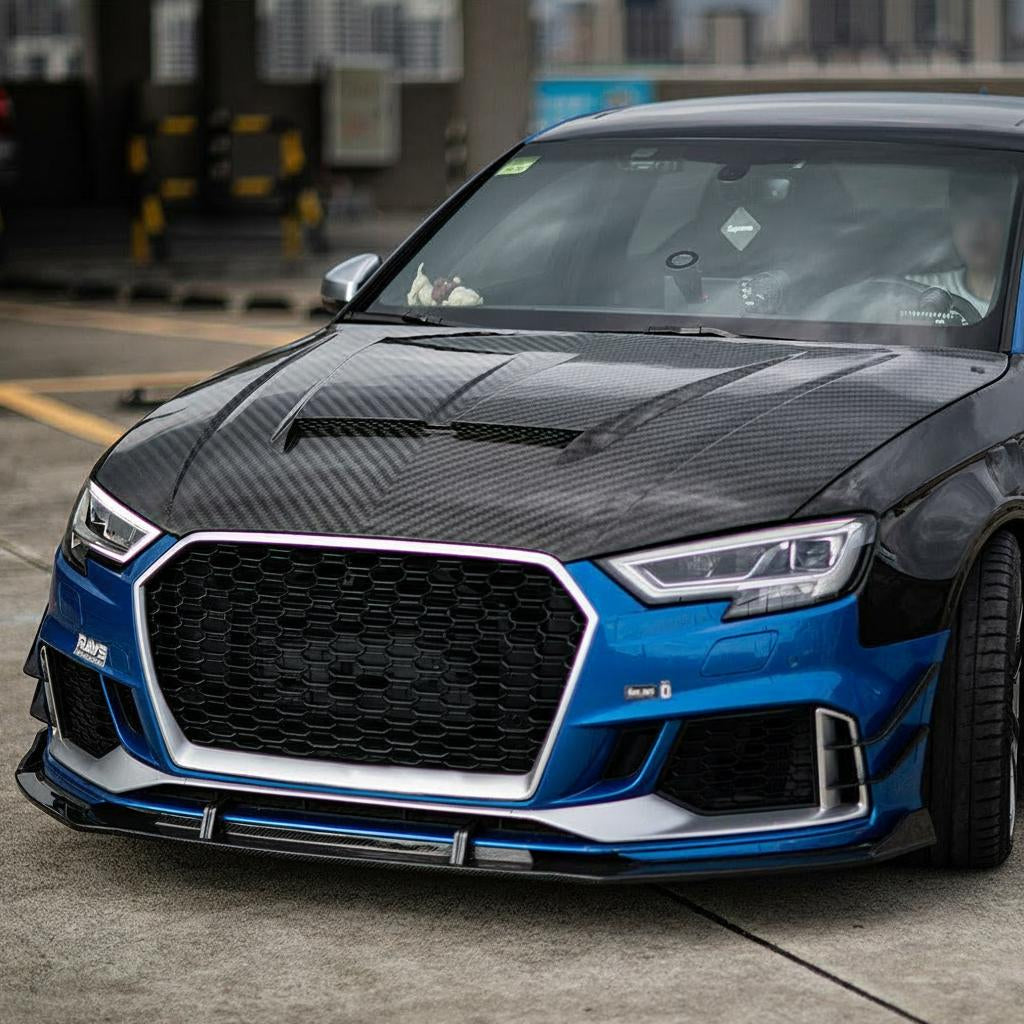 Audi RS3 Dry carbon fiber Hood