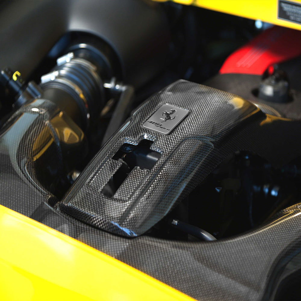 Ferrari 488 SC Dry carbon fiber Air Intake Box