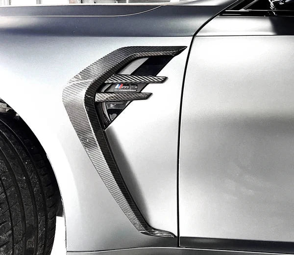 BMW M3/M4 G8x Dry carbon fiber AC Front Fender Trims