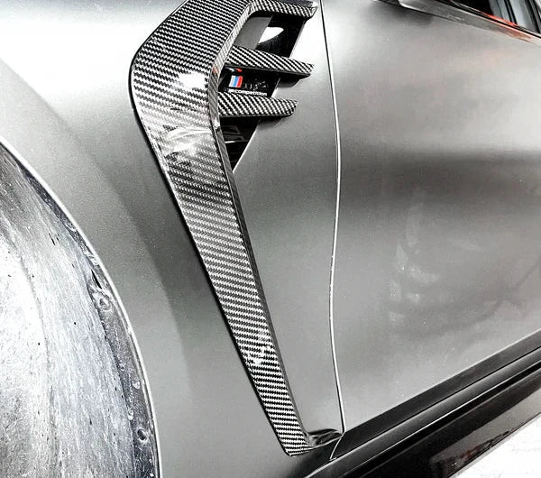 BMW M3/M4 G8x Dry carbon fiber AC Front Fender Trims