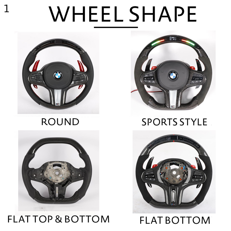 BMW M2/M3/M4/M5 Dry carbon fiber Custom Steering Wheel
