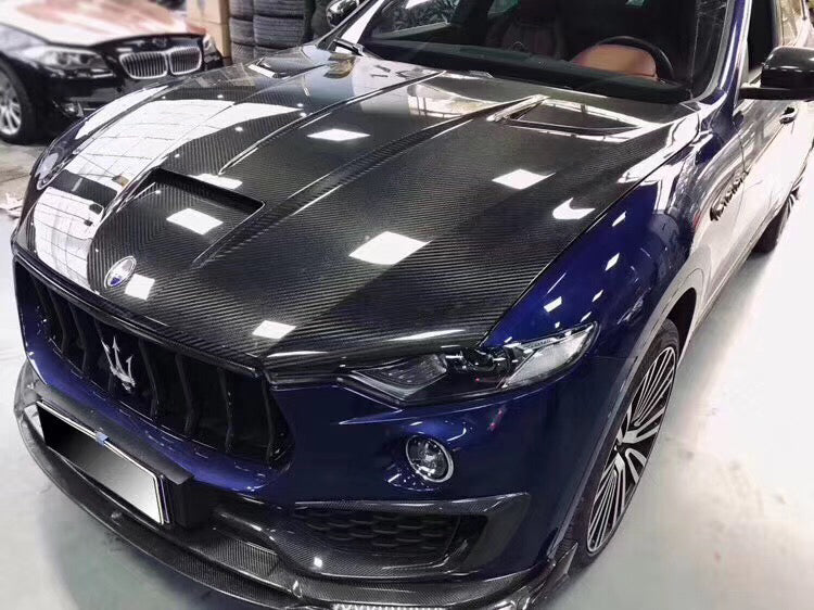 Maserati Levante Dry carbon fiber Hood