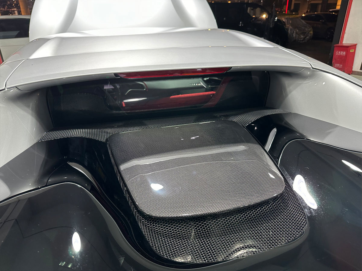 Ferrari 296 Dry carbon fiber OEM Engine Bay Trim
