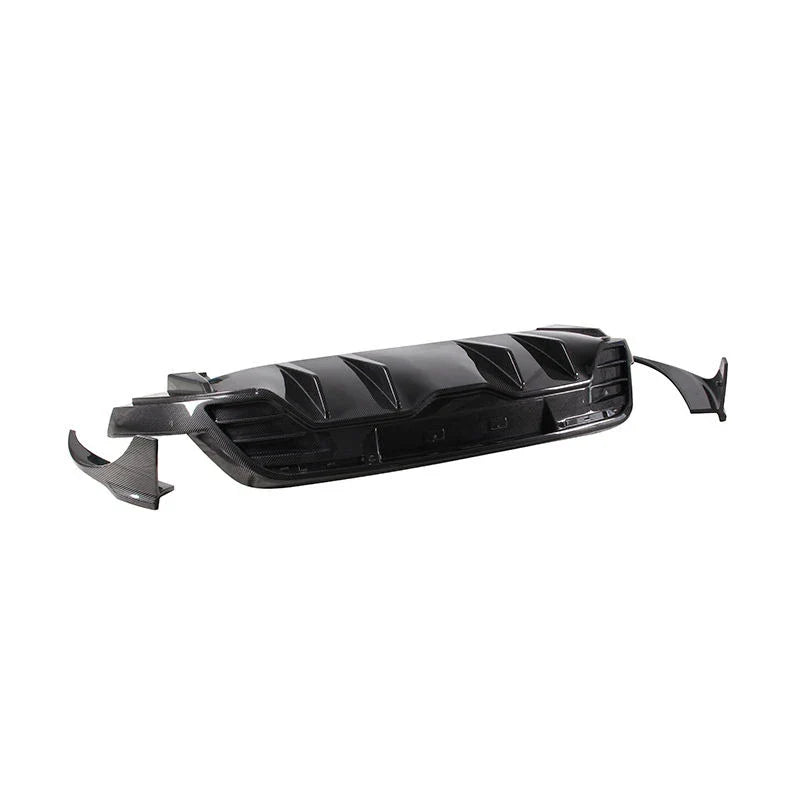 Porsche Taycan Dry carbon fiber Rear Lip