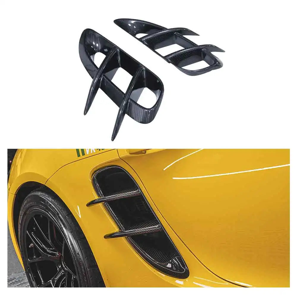 Porsche 718 Boxter/Cayman Dry carbon fiber Side Air Inlet Grille