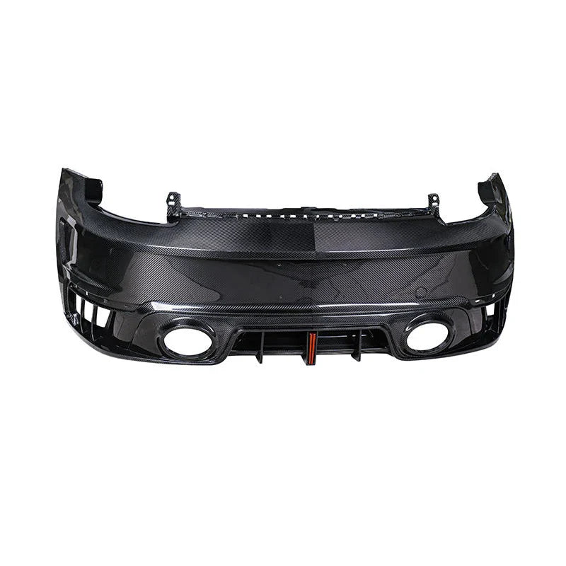 Porsche 911 992 Turbo/Turbo S Dry carbon fiber Rear Bumper & Diffuser