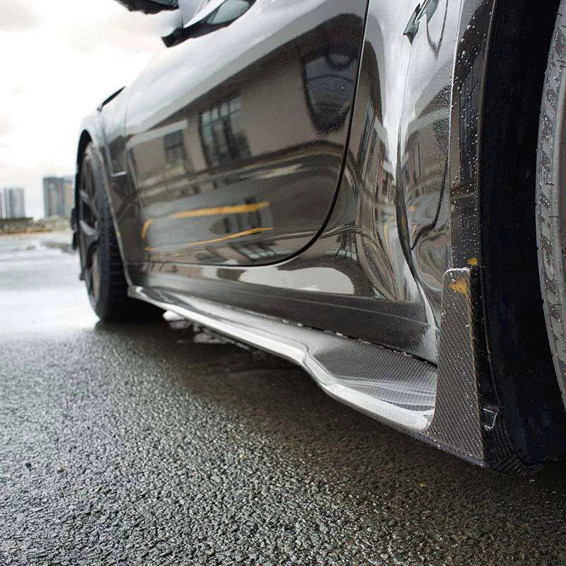 Porsche 911 992 Dry carbon fiber Side Skirts Extensions