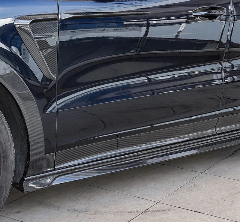 Porsche Cayenne Dry carbon fiber Side Skirts