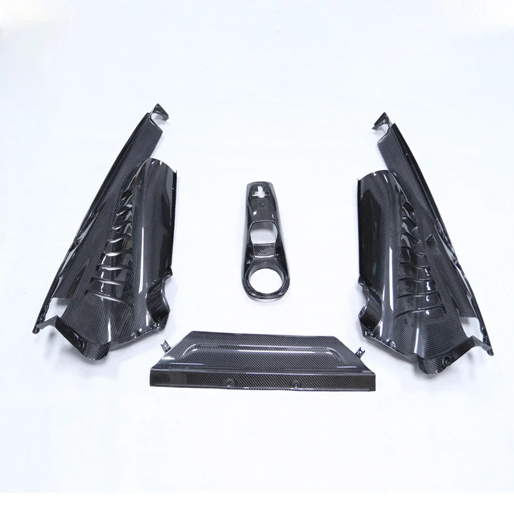 Ferrari F8 Dry carbon fiber Engine Bay Side Panels