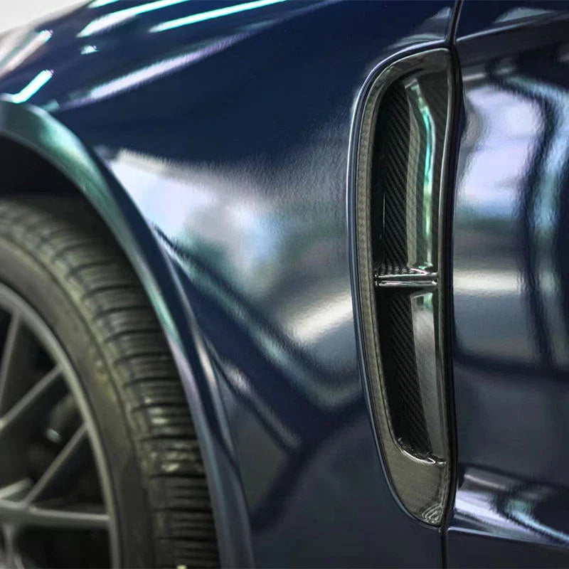 Porsche Panamera Dry carbon fiber Front Fender Trims