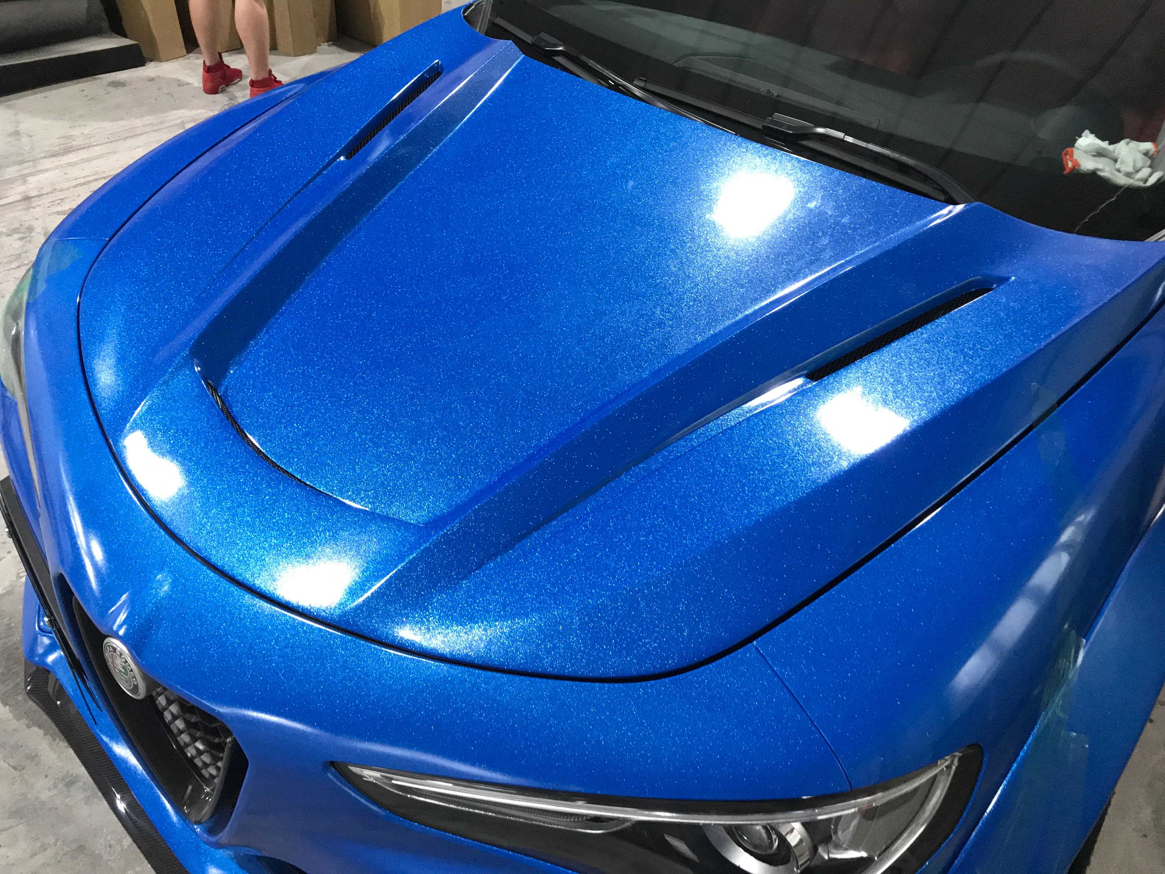 Alfa Romeo Stelvio Dry carbon fiber Hood