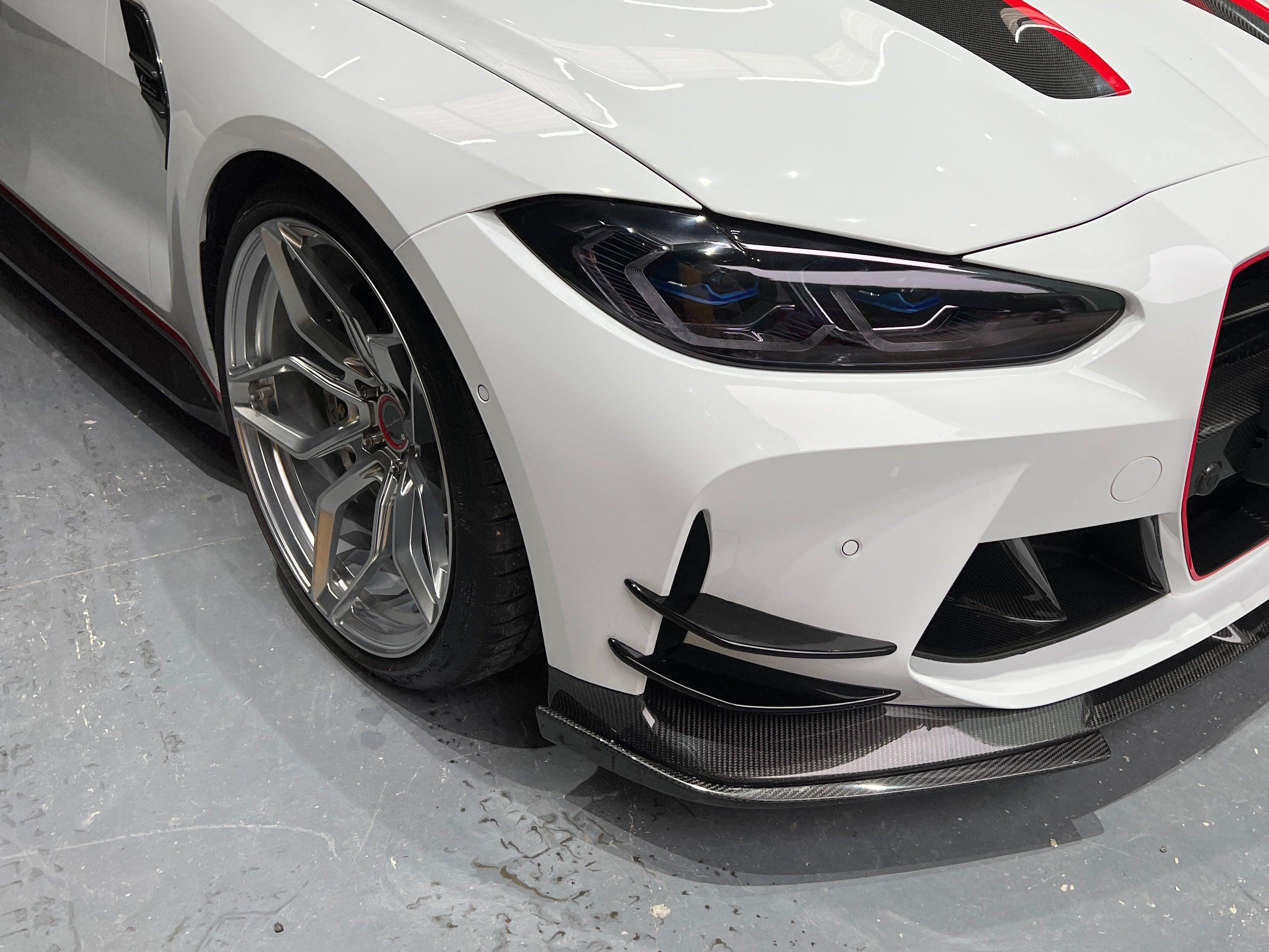 BMW M3/M4 G8x Dry carbon fiber AC Front Air Knives