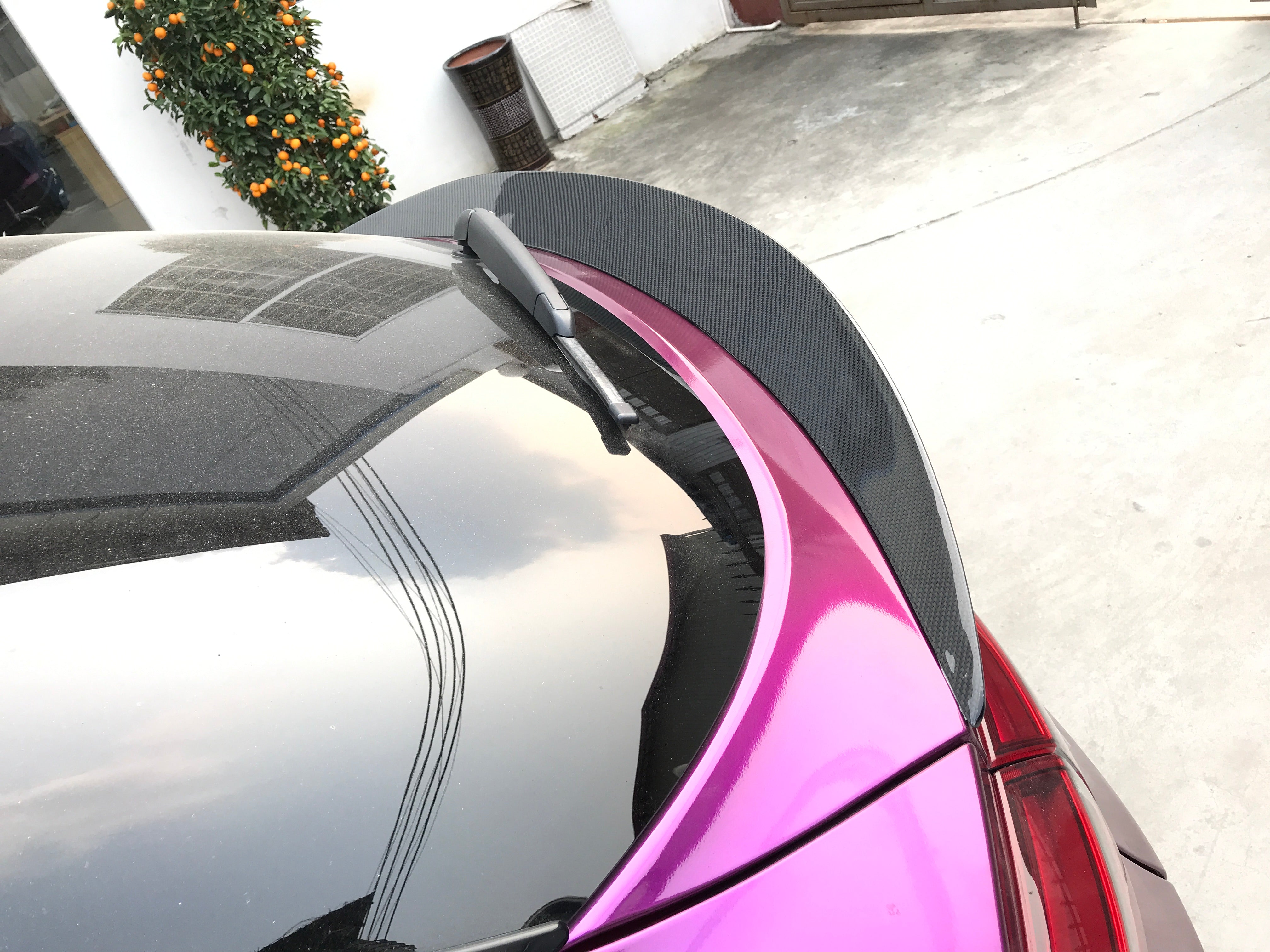 Alfa Romeo Stelvio Dry carbon fiber Rear Mid-spoiler