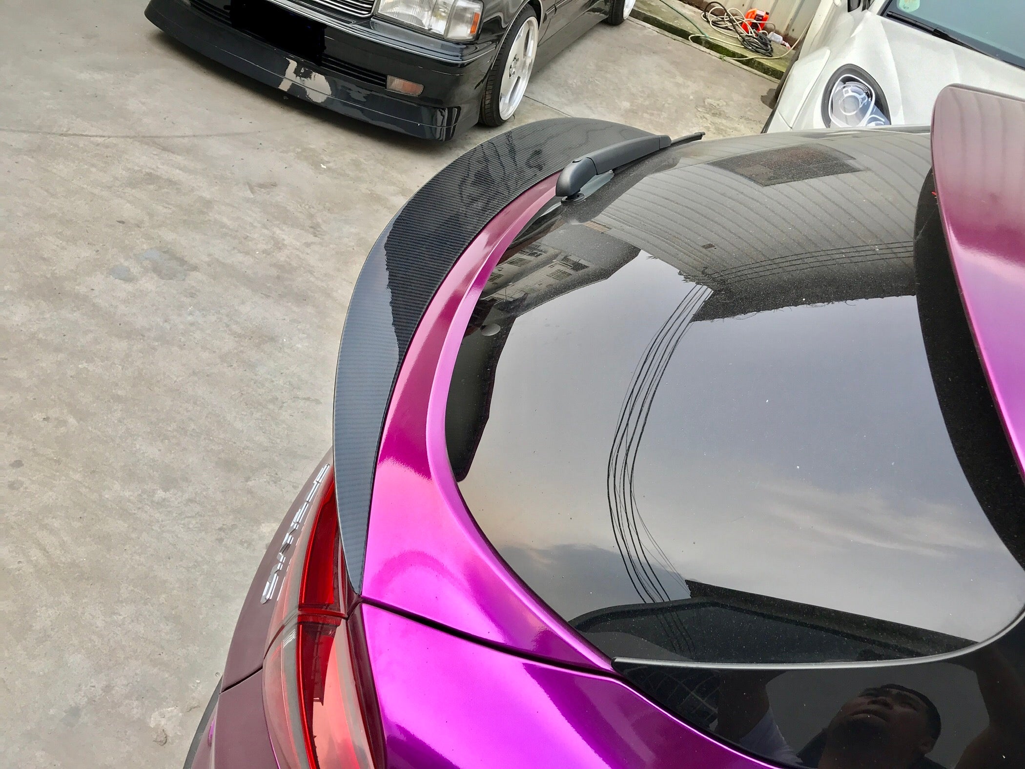 Alfa Romeo Stelvio Dry carbon fiber Rear Mid-spoiler
