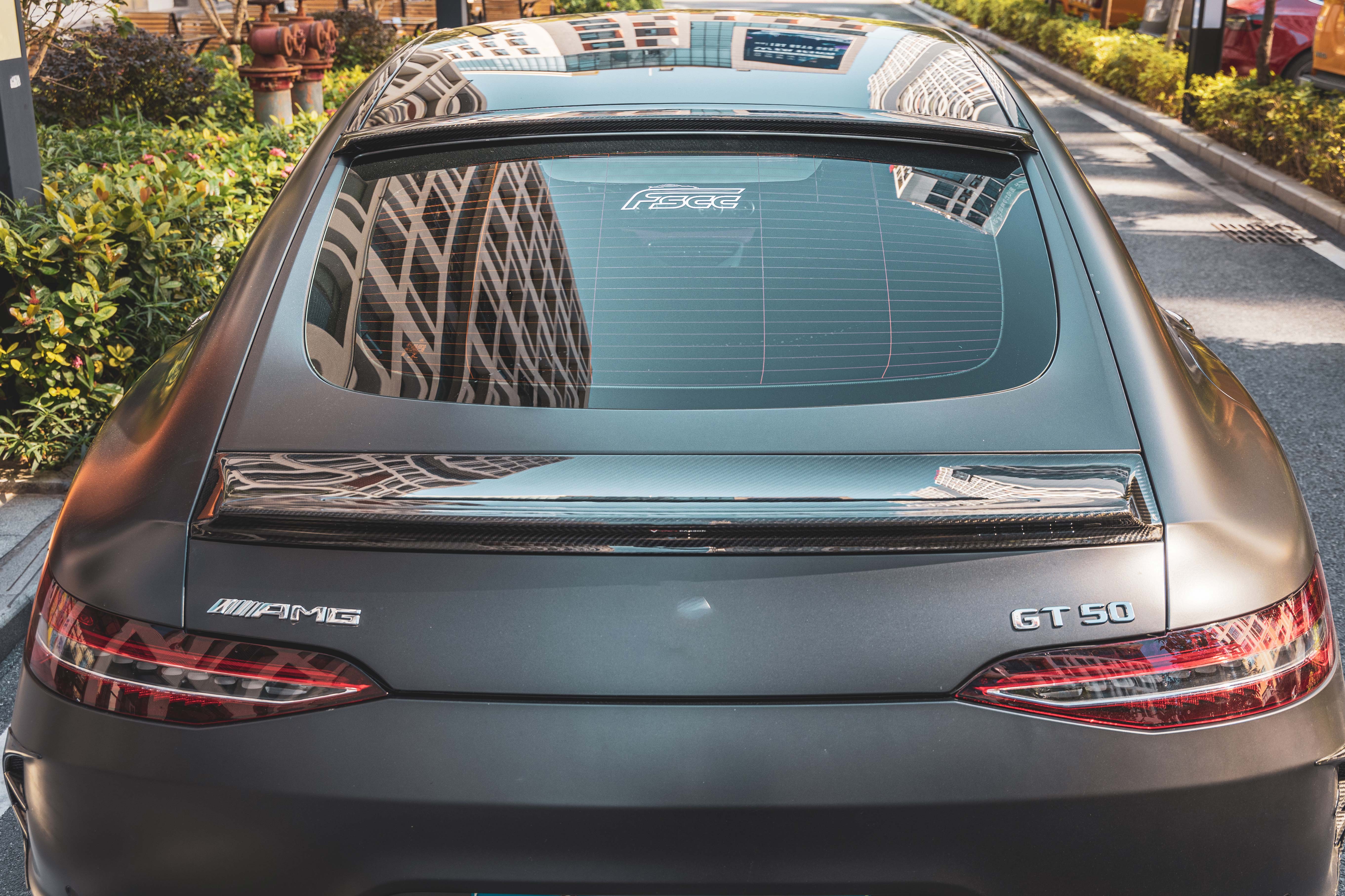 Mercedes-Benz AMG GT 4-Door Dry carbon fiber Rear Middle Spoiler
