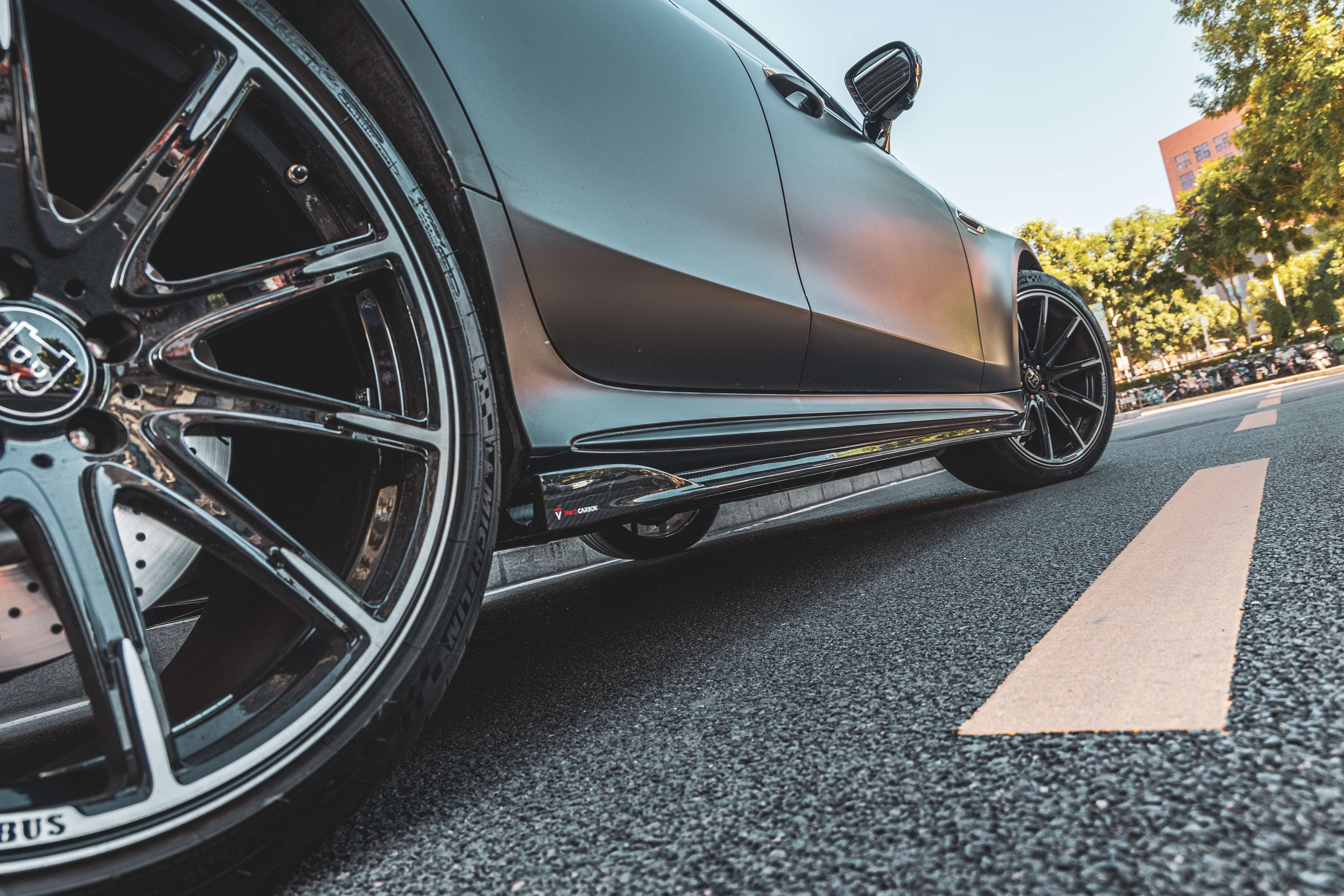 Mercedes-Benz AMG GT 4-Door Dry carbon fiber Side Skirts