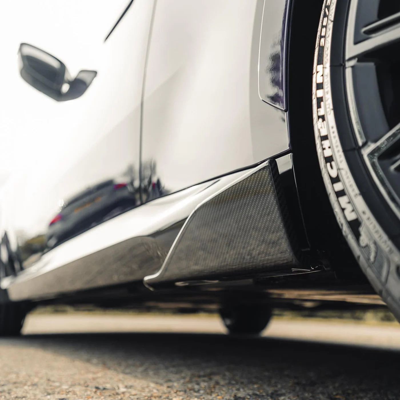 BMW M2 F87 Dry Carbon Fiber MP Side Skirts
