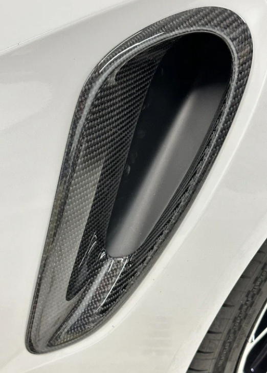 Porsche 911 992 Dry carbon fiber Rear Fender Air Vents