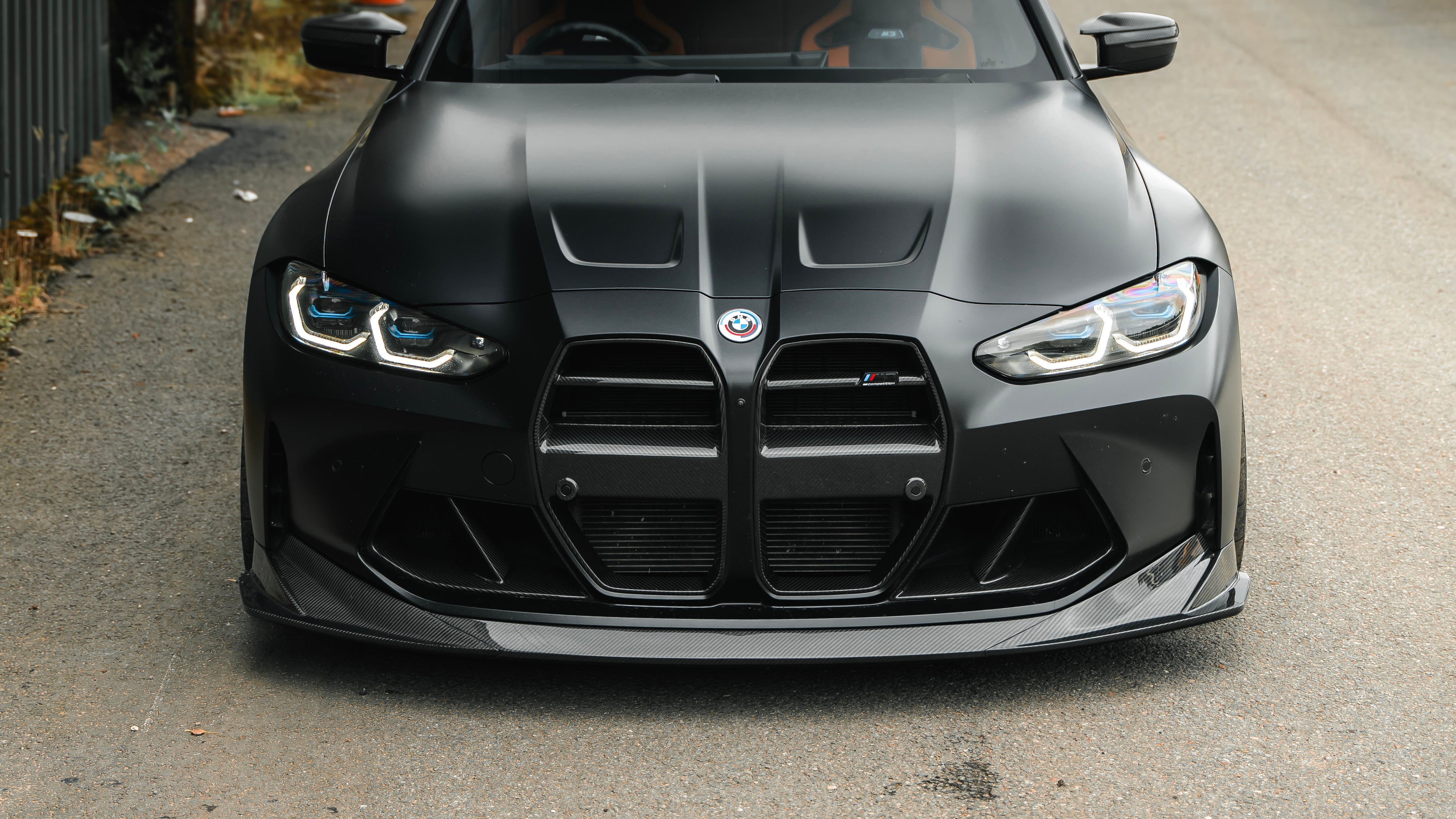 BMW M3/M4 G8x Dry carbon fiber CSL three-stage Front Lip