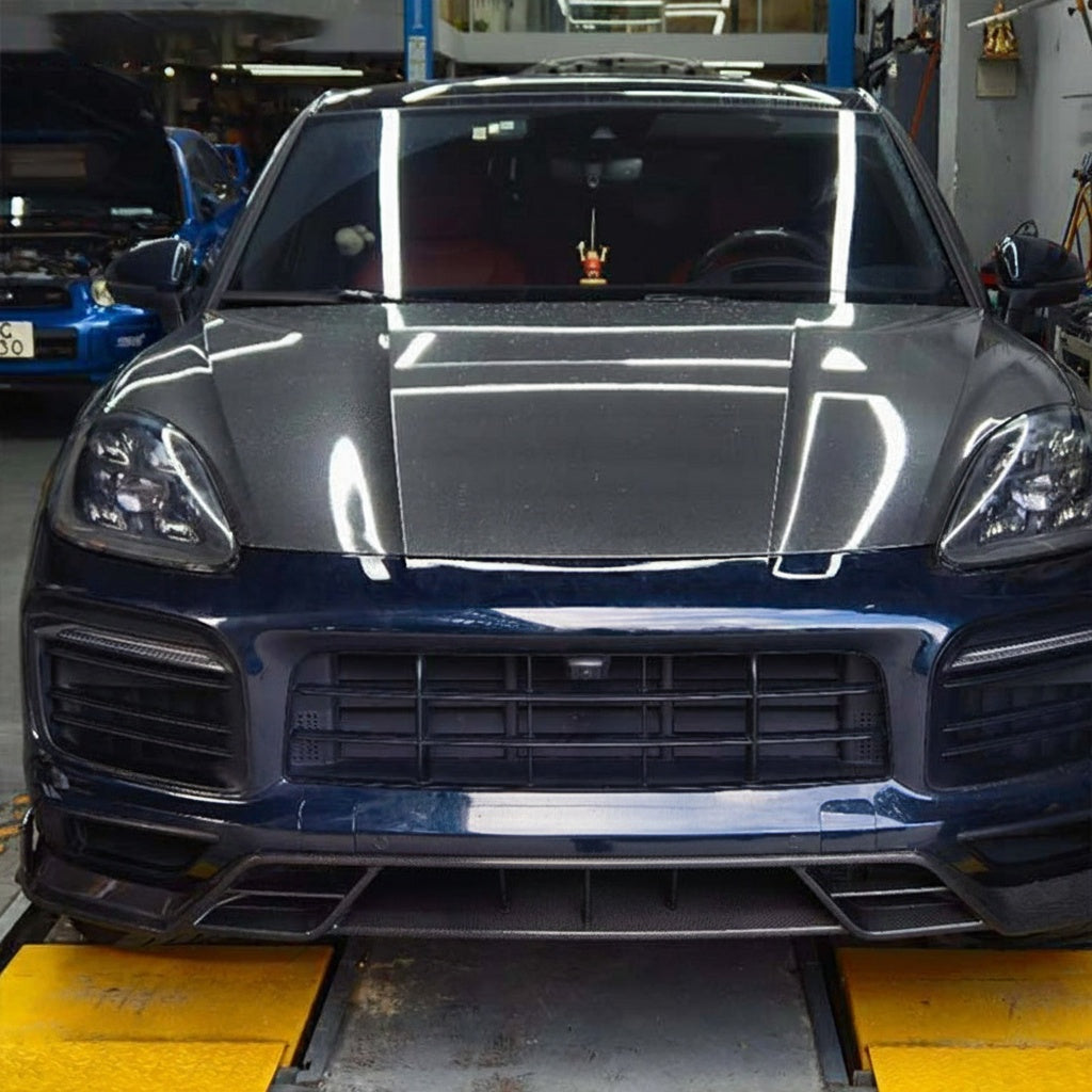 Porsche Cayenne Dry carbon fiber Front Lip