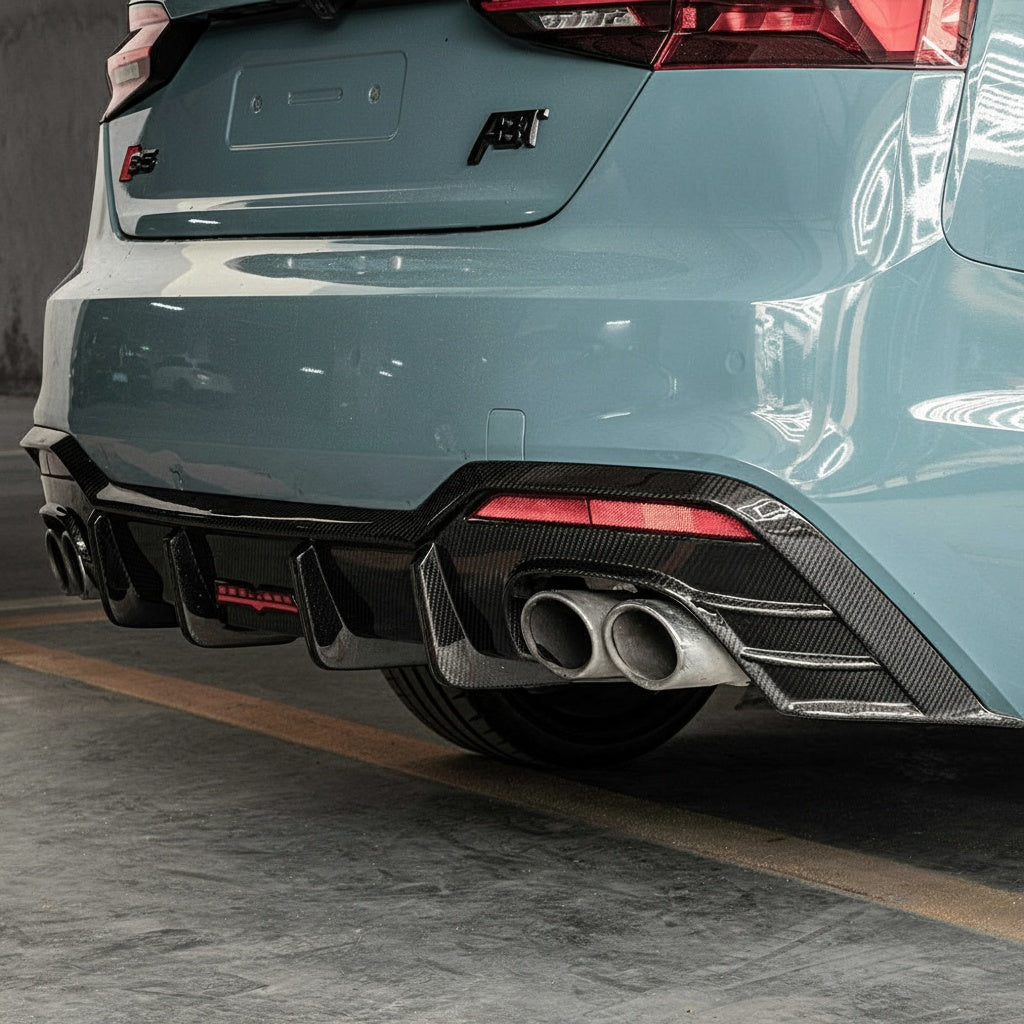 Audi S4/A4 B9 PA Dry carbon fiber Second Generation Diffuser