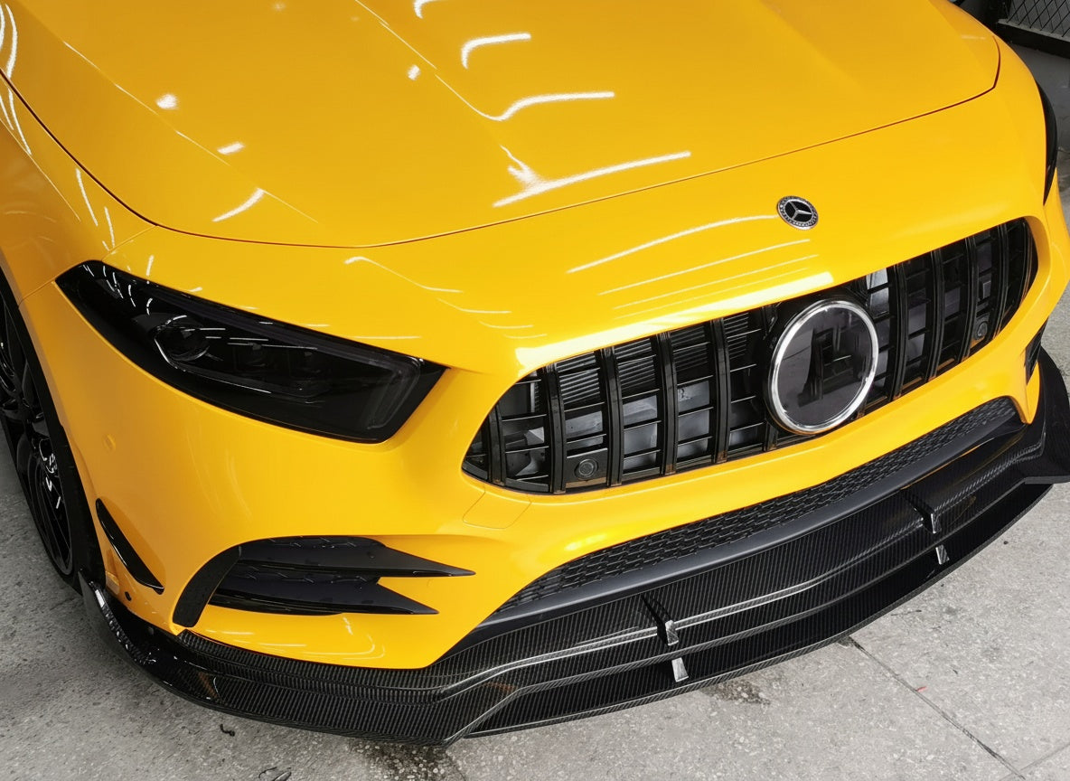 Mercedes-Benz A-Class W177 Dry carbon fiber Front Lip