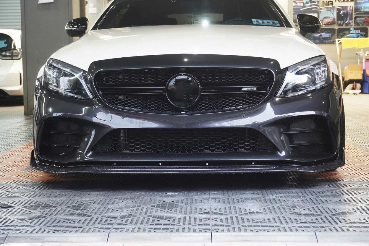 Mercedes-Benz C-Class W205 AMG-Line Dry carbon fiber Front Lip