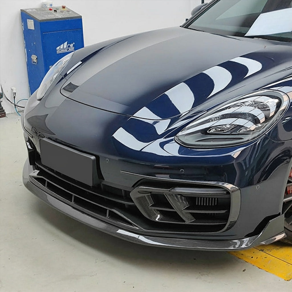 Porsche Panamera 971.2 GTS Dry carbon fiber Front Bumper Trim