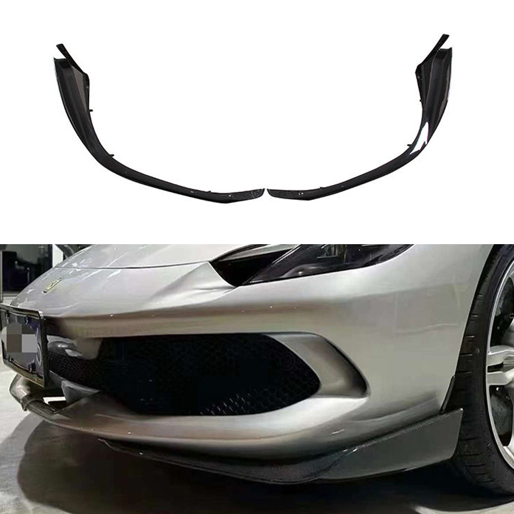 Ferrari 296 dry carbon fiber Front Lip