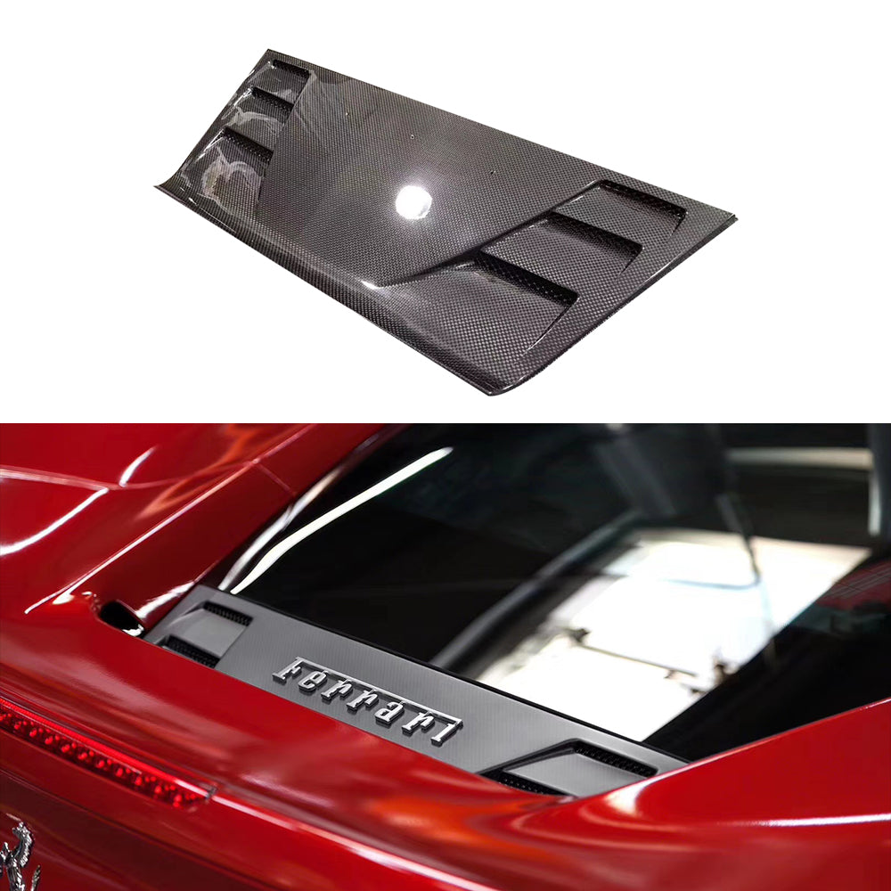 Ferrari 488 SC Dry carbon fiber Rear Cover Air Plate