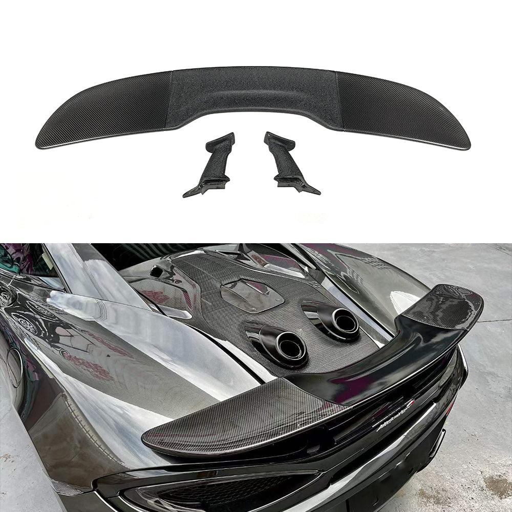 McLaren 540C/570S/570GT Dry carbon fiber Rear wing For Upgraded 600LT