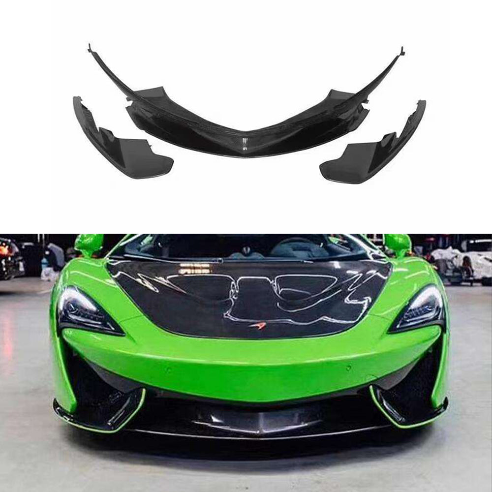 McLaren 570S/540C/570GT Dry carbon fiber OEM-style Front Lip