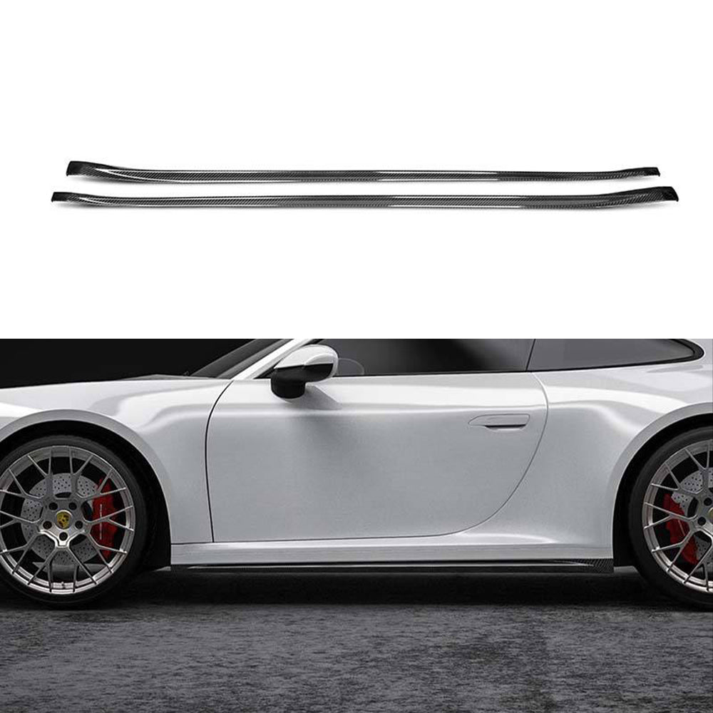 Porsche 911 992 Dry carbon fiber Side Skirts
