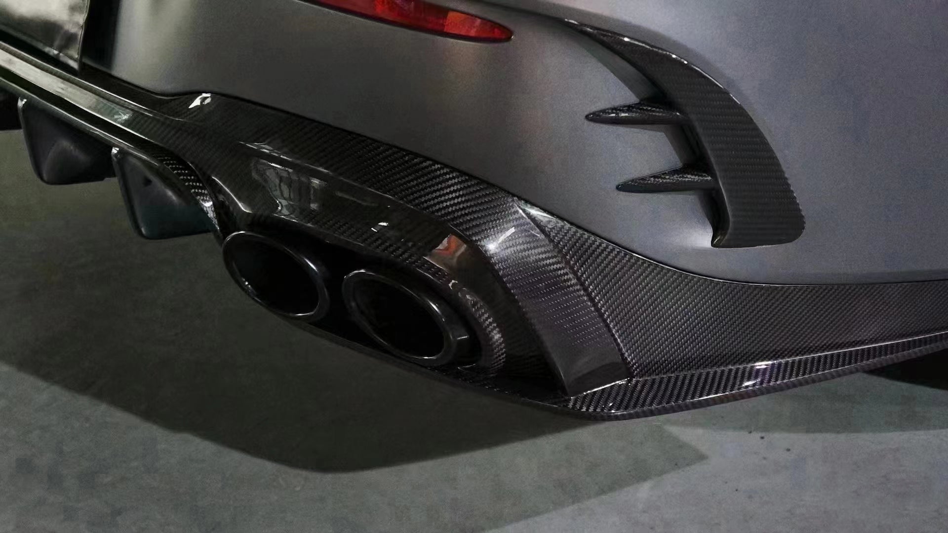 Mercedes-Benz C-Class W205 AMG-Line Dry carbon fiber Rear Fender Trims